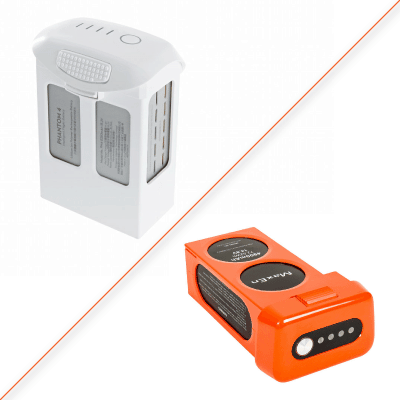 Batteries Autel X-Star Premum VS DJI Phantom 4