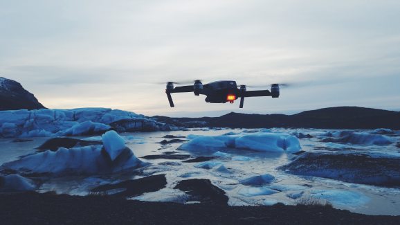 Mavic Pro flying a drone in cold weather