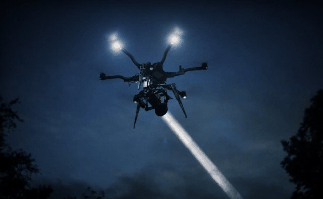 drone-lighting drone riot