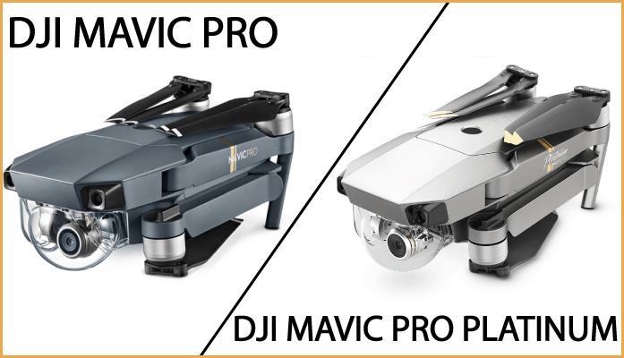 DJI Mavic Pro VS DJI Mavic Pro Platinum dji mavic pro vs dji mavic pro platinum