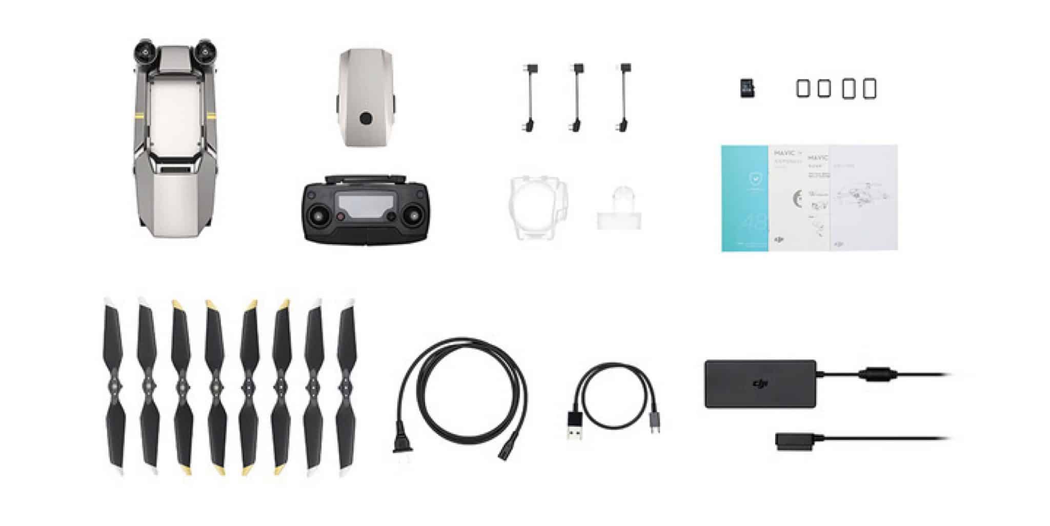 DJI mavic pro platinum box content dji mavic pro platinum review