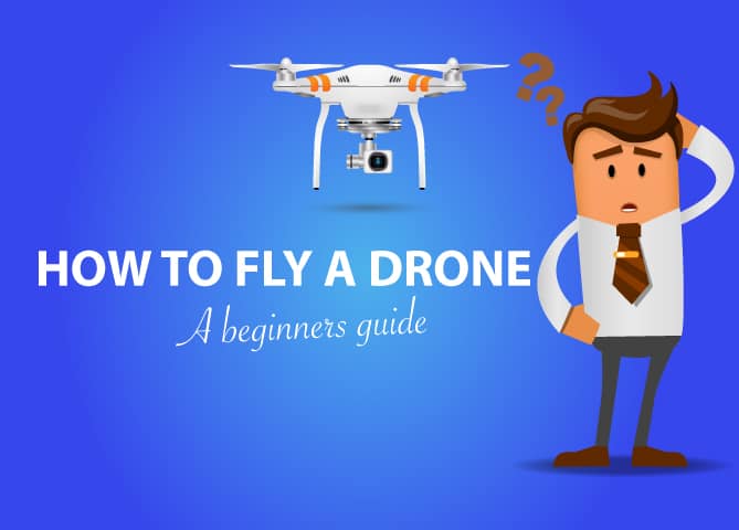 Flying a drone guides