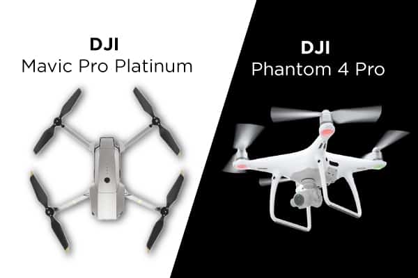 DJI Mavic Pro Platinum VS DJI Phantom 4 Pro