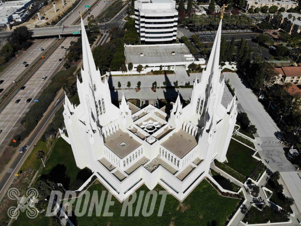 White Church Church Drone Photo