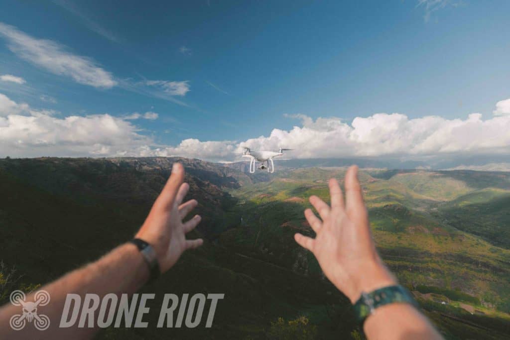 DJI Drone Landing UAV landing
